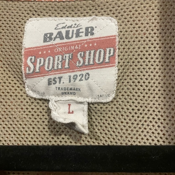Vintage Eddie Bauer Button Down Large - Picture 4 of 5